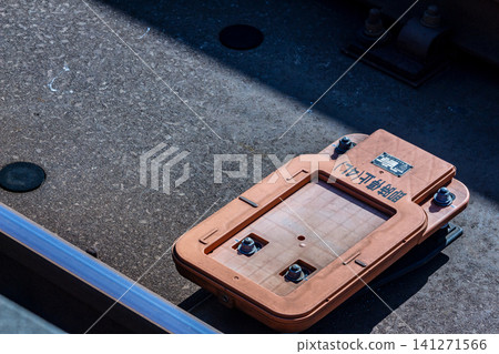 Ground coils for the Automatic Train Stop (ATS) system, which supports the safe operation of railways. Ground coils for the Automatic Train Stop (ATS) system, which supports the safe operation of railways. 141271566