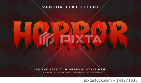 Horror blood editable text effect 141271633