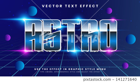 Astro editable text effect Template Astro editable text effect Template 141271640