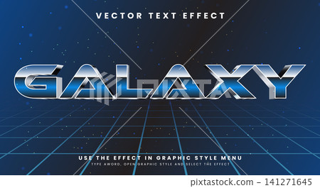 Galaxy editable text effect Template Galaxy editable text effect Template 141271645