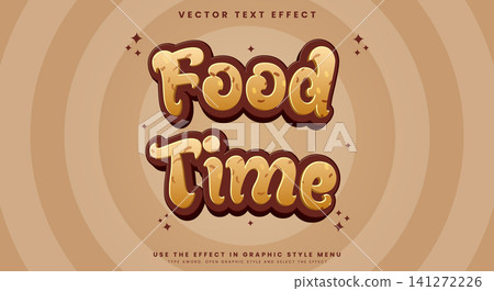 Food Time editable text effect template Food Time editable text effect template 141272226