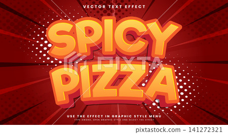 Spicy Pizza editable text effect Template Spicy Pizza editable text effect Template 141272321