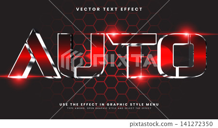Auto lightning editable text effect template Auto lightning editable text effect template 141272350