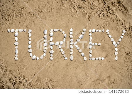 Turkey - beach, sand, stones Turkey - beach, sand, stones 141272683