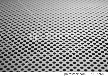Metal texture with many tiny round wholes Metal texture with many tiny round wholes 141272688