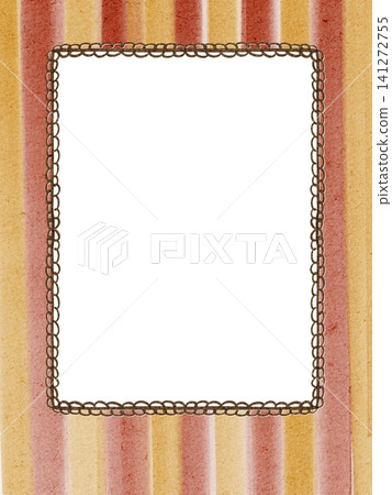 Autumn Frame Watercolor Template with Blank Space for Greeting Card Autumn Frame Watercolor Template with Blank Space for Greeting Card 141272755