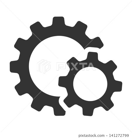 Minimalist black gear and cog vector icon symbolizing settings, process integration, and technology systems. Perfect for modern web design, app interface, and business operations. Minimalist black gear and cog vector icon symbolizing settings, process integration, and technology systems. Perfect for modern web design, app interface, and business operations. 141272799