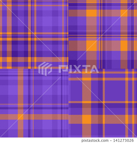 Plaid bundle ideal for note cards and stationery sets. Seamless patterns create cohesive, stylish products. Vector paths maintain alignment. Plaid bundle ideal for note cards and stationery sets. Seamless patterns create cohesive, stylish products. Vector paths maintain alignment. 141273026