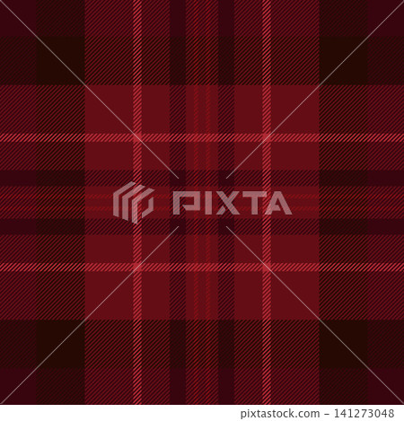 Rug textile plaid tartan, back seamless texture pattern. Menu background check vector fabric in royal maroon and dark colors. Rug textile plaid tartan, back seamless texture pattern. Menu background check vector fabric in royal maroon and dark colors. 141273048