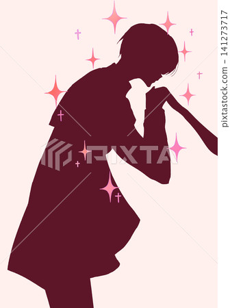 A prince kisses the back of your hand; his cape sparkles; his silhouette... 141273717