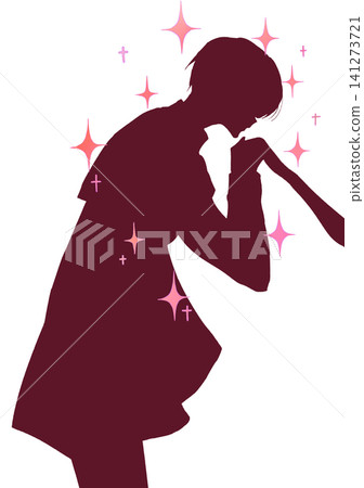 A prince kisses the back of your hand; his cape sparkles; his silhouette... A prince kisses the back of your hand; his cape sparkles; his silhouette... 141273721