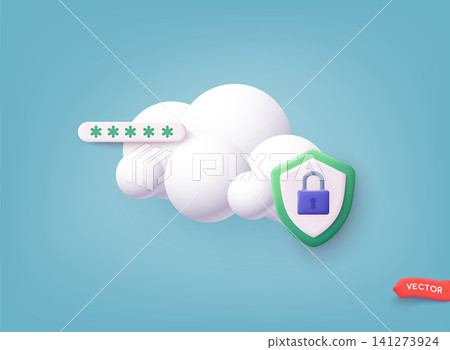 Cloud protection vector filled outline Icon Design illustration. SEO Development And Marketing Symbol on blue background. 3D Web Vector Illustrations. Cloud protection vector filled outline Icon Design illustration. SEO Development And Marketing Symbol on blue background. 3D Web Vector Illustrations. 141273924