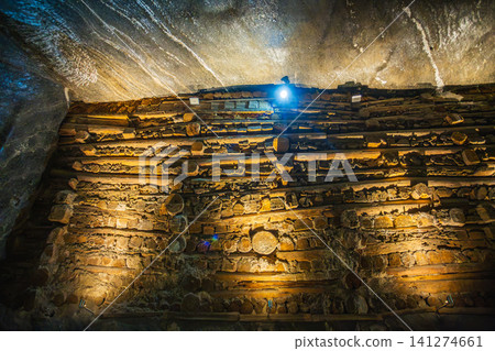 Wieliczka, Ma opolskie, Poland 19.06.2026: The Wieliczka Salt Mine, excavated from the 13th century 141274661
