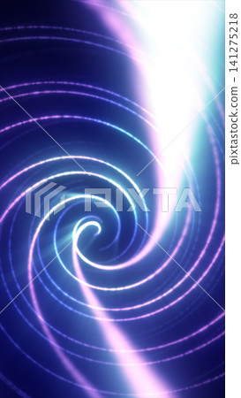 Abstract neon spiral vortex with glowing blue and purple light trails, creating a futuristic energy tunnel background. Abstract neon spiral vortex with glowing blue and purple light trails, creating a futuristic energy tunnel background. 141275218