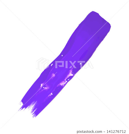 A textured, realistic, diagonal purple paint stroke. A textured, realistic, diagonal purple paint stroke. 141276712