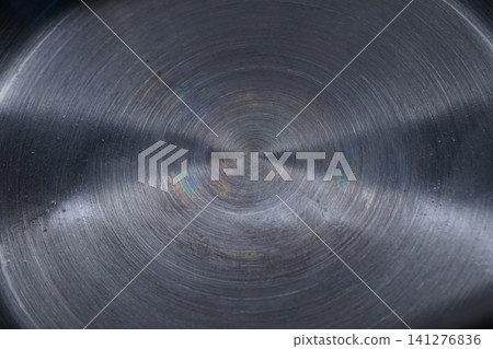 Brushed, circular metal texture - background Brushed, circular metal texture - background 141276836