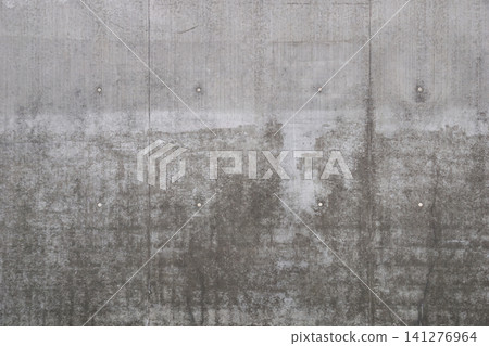 Weathered concrete wall with technological wholes - dot pattern Weathered concrete wall with technological wholes - dot pattern 141276964