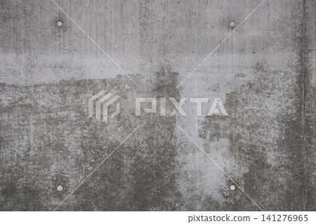 Weathered concrete wall with technological wholes - dot pattern Weathered concrete wall with technological wholes - dot pattern 141276965
