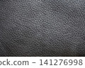 Black leather texture - horizontal photograph 141276998
