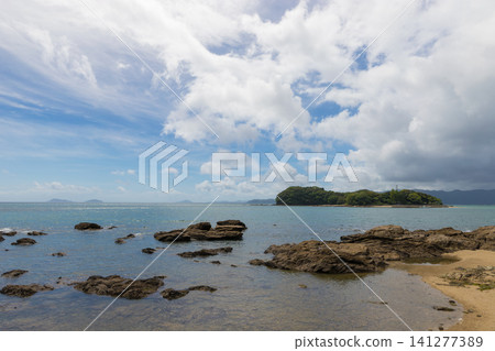 Summer at the beach (Usuki City, Oita Prefecture) Summer at the beach (Usuki City, Oita Prefecture) 141277389