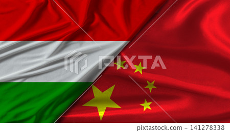 Bilateral relations between Hungary and China. Flag of Hungary and China Bilateral relations between Hungary and China. Flag of Hungary and China 141278338