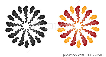 It is a fireworks illustration. It is a fireworks illustration. 141278503