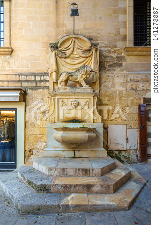 Water drinking fountain in Valetta, Malta Water drinking fountain in Valetta, Malta 141278887