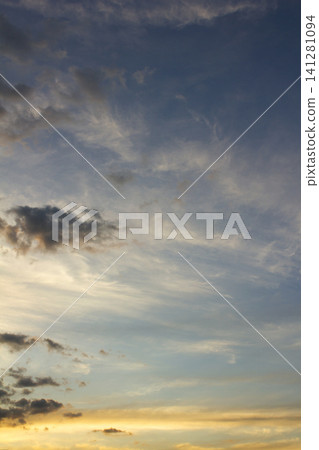 It is an atmospheric sunset sky It is an atmospheric sunset sky 141281094