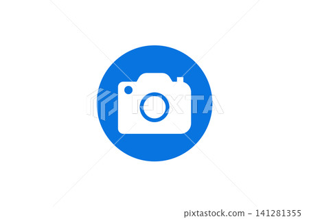 Camera Icon Symbol for Photography App Interface and Photo Sharing Design 141281355
