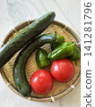 Summer vegetables, a symbol of summer, colorful vegetables Summer vegetables, a symbol of summer, colorful vegetables 141281796