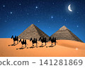 星夜下的商隊 141281869