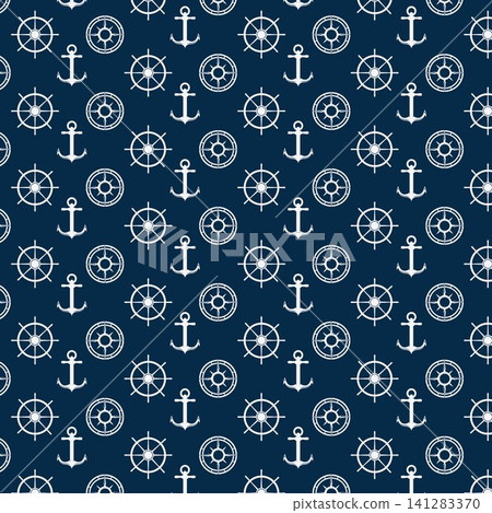 Nautical or marine seamless patterns background, Nautical Pattern Vector Art,icon & Graphics Nautical or marine seamless patterns background, Nautical Pattern Vector Art,icon & Graphics 141283370