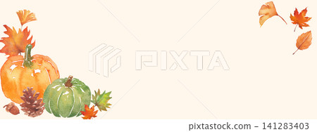 水彩秋日畫框 水彩秋日畫框 141283403