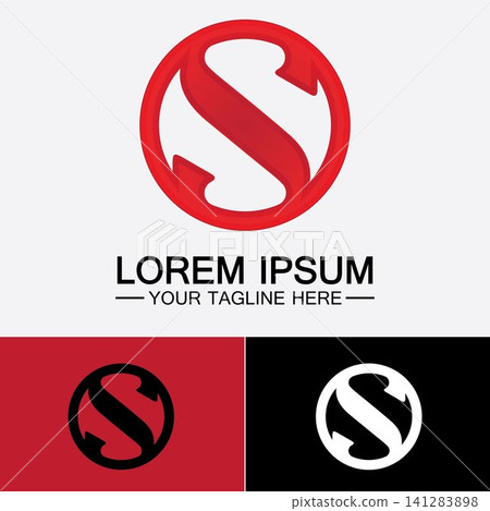 Business corporate letter S logo design vector. Business corporate letter S logo design vector. 141283898