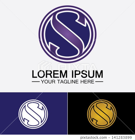 Business corporate letter S logo design vector. Business corporate letter S logo design vector. 141283899