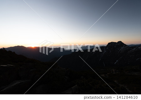 Scenery from the climbing route to Yushan, Taiwan's highest peak. Scenery from the climbing route to Yushan, Taiwan's highest peak. 141284610