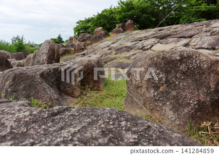 A park with many large rocks A park with many large rocks 141284859
