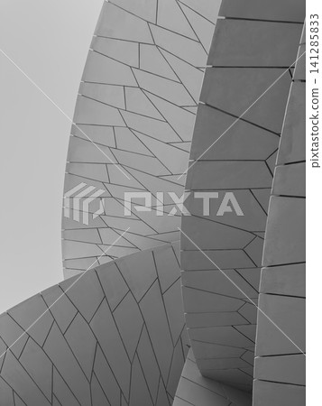 modern futuristic building modern futuristic building 141285833