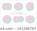 Gradient oval frame_1 141286787