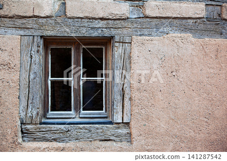Very old French house made of wood and roughcast. Very old French house made of wood and roughcast. 141287542