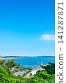 [Kanagawa Prefecture] A refreshing view from Enoshima under a clear sky. 141287871