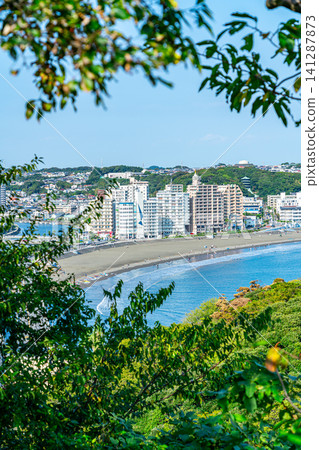 [Kanagawa Prefecture] A refreshing view from Enoshima under a clear sky. 141287873