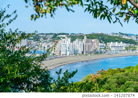 [Kanagawa Prefecture] A refreshing view from Enoshima under a clear sky. 141287874