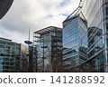 Glass office buildings in financial district 141288592