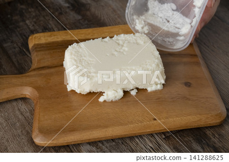 豆奶奶油的製作過程及其完成情形。 豆奶奶油的製作過程及其完成情形。 141288625