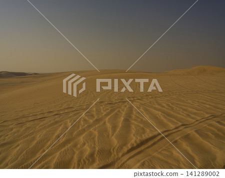 desert landscape in summer heat desert landscape in summer heat 141289002