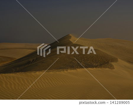beautiful sand dunes in the desert beautiful sand dunes in the desert 141289005