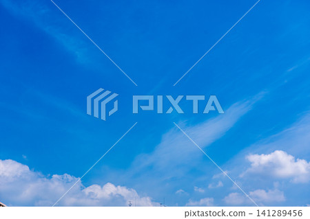 Refreshing midsummer blue sky 141289456