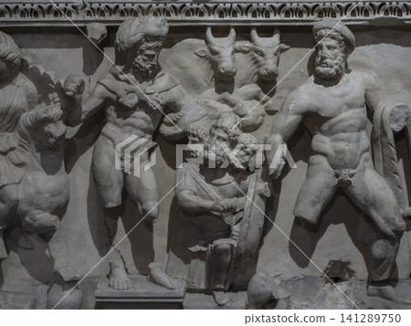 a historic sculpture from the Greek period a historic sculpture from the Greek period 141289750