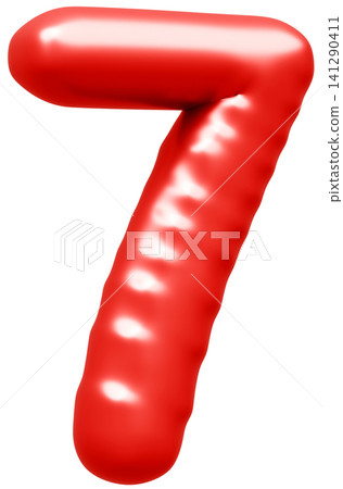 3D image_balloon_7_red 3D image_balloon_7_red 141290411